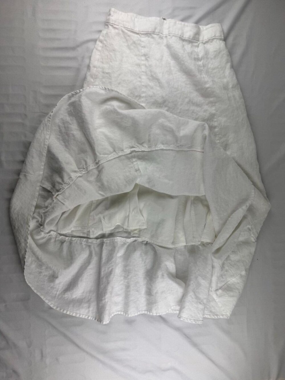 Reformation Yucca Linen Midi Skirt in White Size 4 - Picture 6 of 9